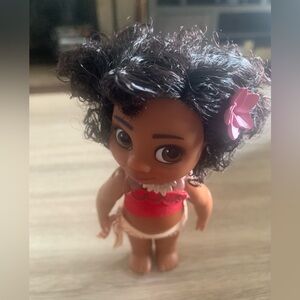 Disney Animators' Collection Mini Baby Moana Doll 5” Articulated Legs Posable